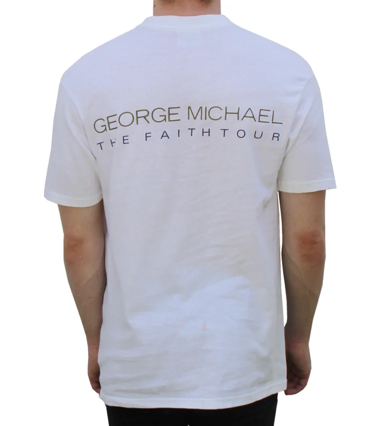 GEORGE MICHAEL THE FAITH TOUR Tシャツ　XXL Vintage 1988 George Michael The Faith Tour T-Shirt Size XXXL